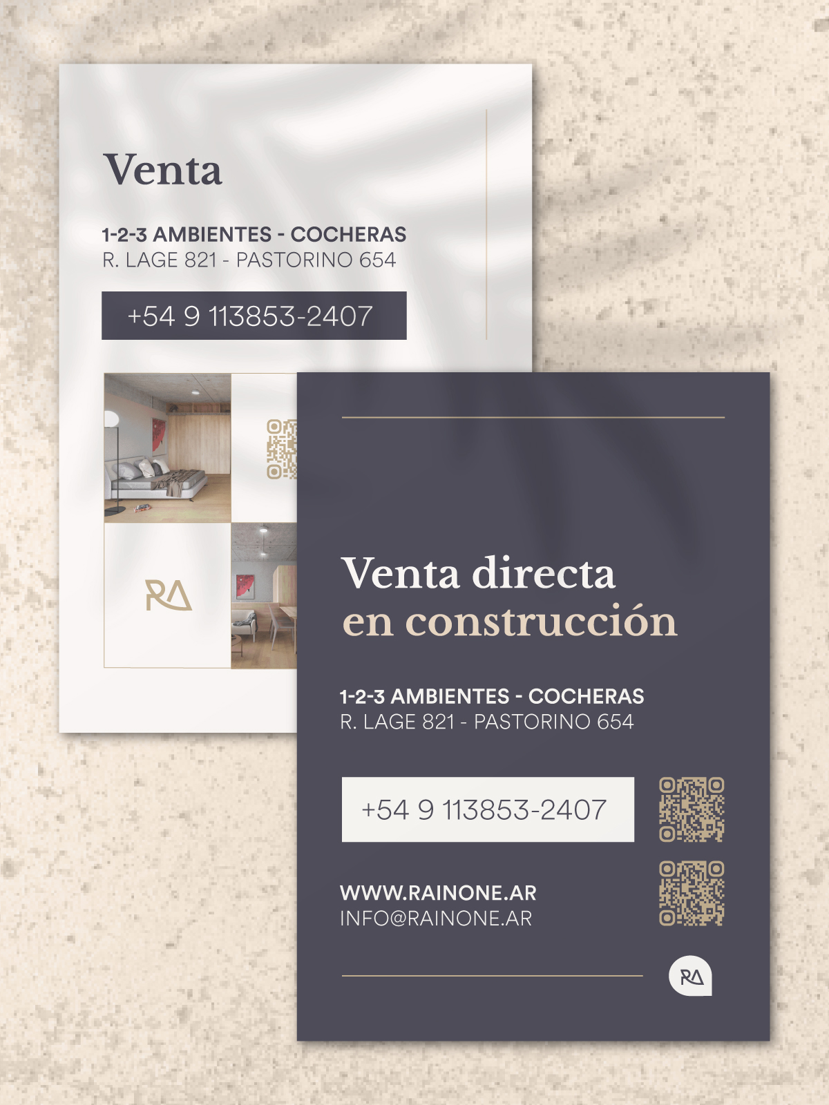 Rainone - Identidad / Interactivo / Servicios Complementarios / Redes Sociales - Aguaviva - Dejamos Marcas